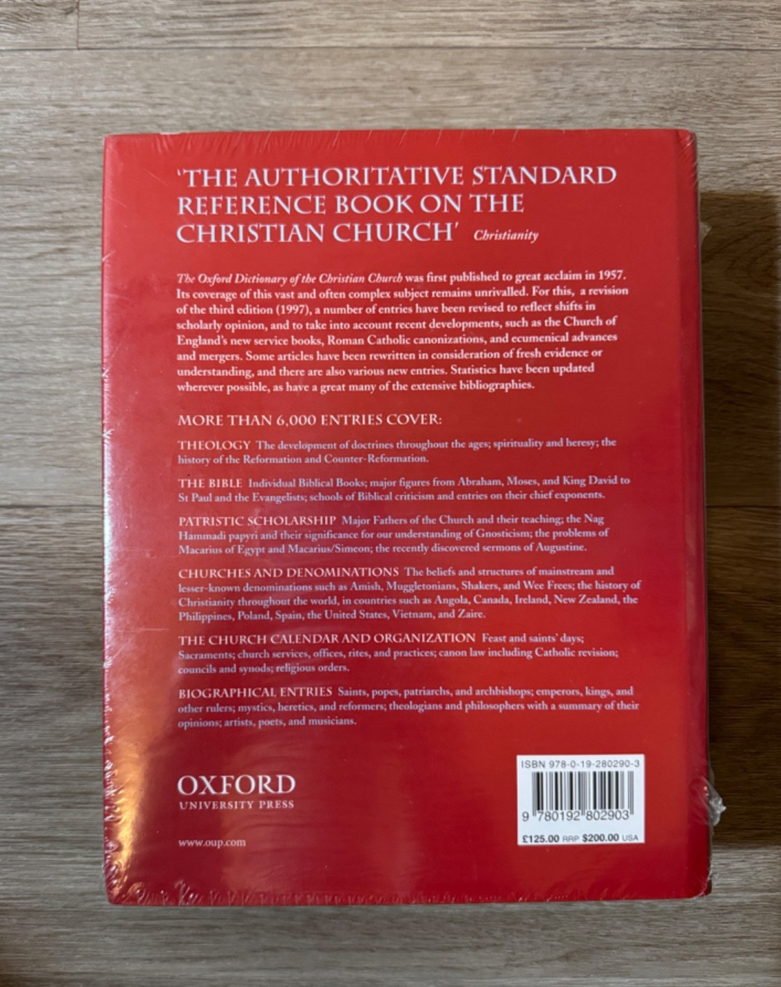 The Oxford Dictionary of the Christian Church 3rd Edition Revised Shrinkwrapped