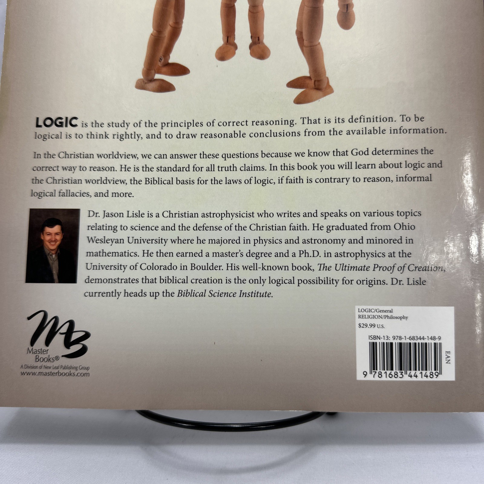 Introduction to Logic textbook – Informal Fallacies – Jason Lisle – Master Books