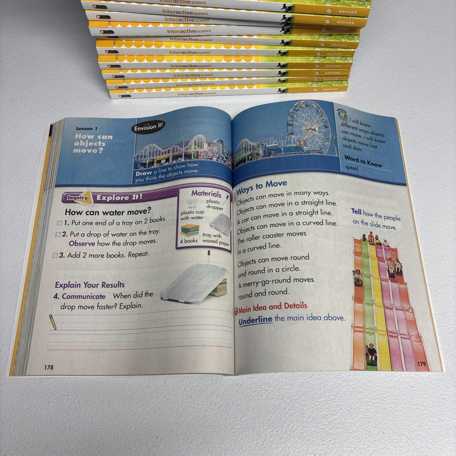 Interactive Science, Grade 1 by Pearson Education Staff LOT TOTAL 25 BOOKS