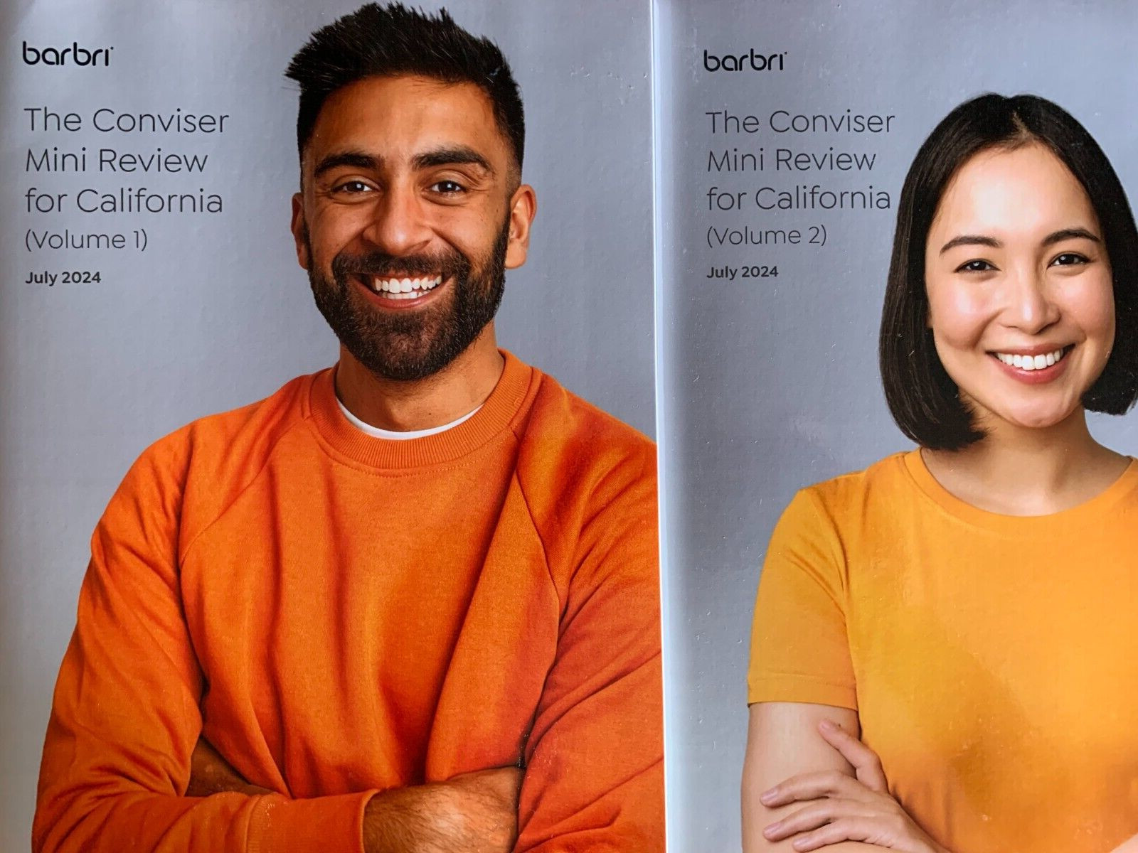 JULY 2024 2025 Barbri Bar Exam CONVISER Mini Review for CALIFORNIA CA & MBE SET