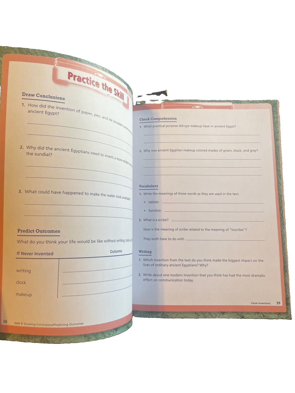 Making Connections Reading Comprehension, Skills, And Strategies Book 5, & 6.