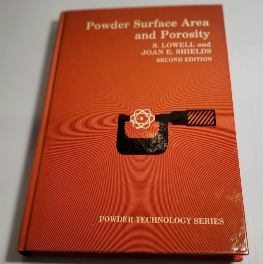 1979 Powder Surface Area and Porosity Hardcover Book Powder Technology Series