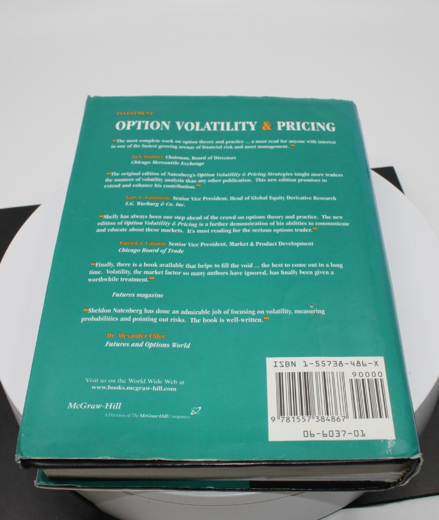 Option Volatility & Pricing: Advanced Trading Strategies and Techniques