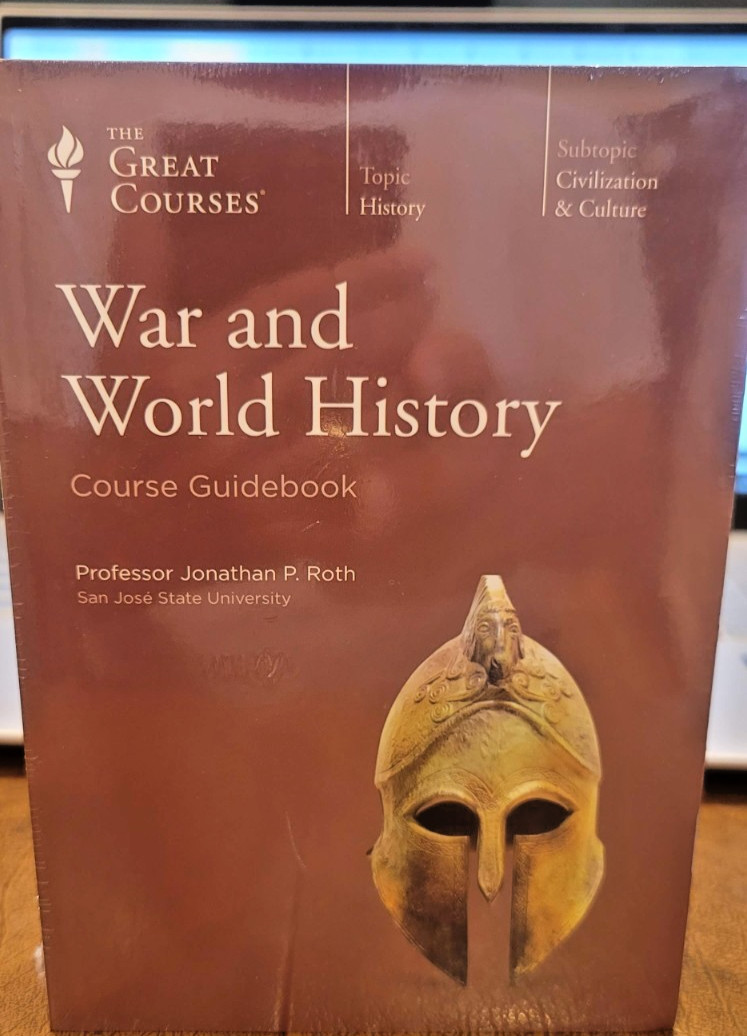 The Great Courses War and World History 8 DVD’s and Guidebook – New Sealed