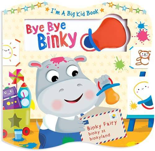 Bye Bye Binky – Touch and Feel Board Book – Sensory Board Book – GOOD