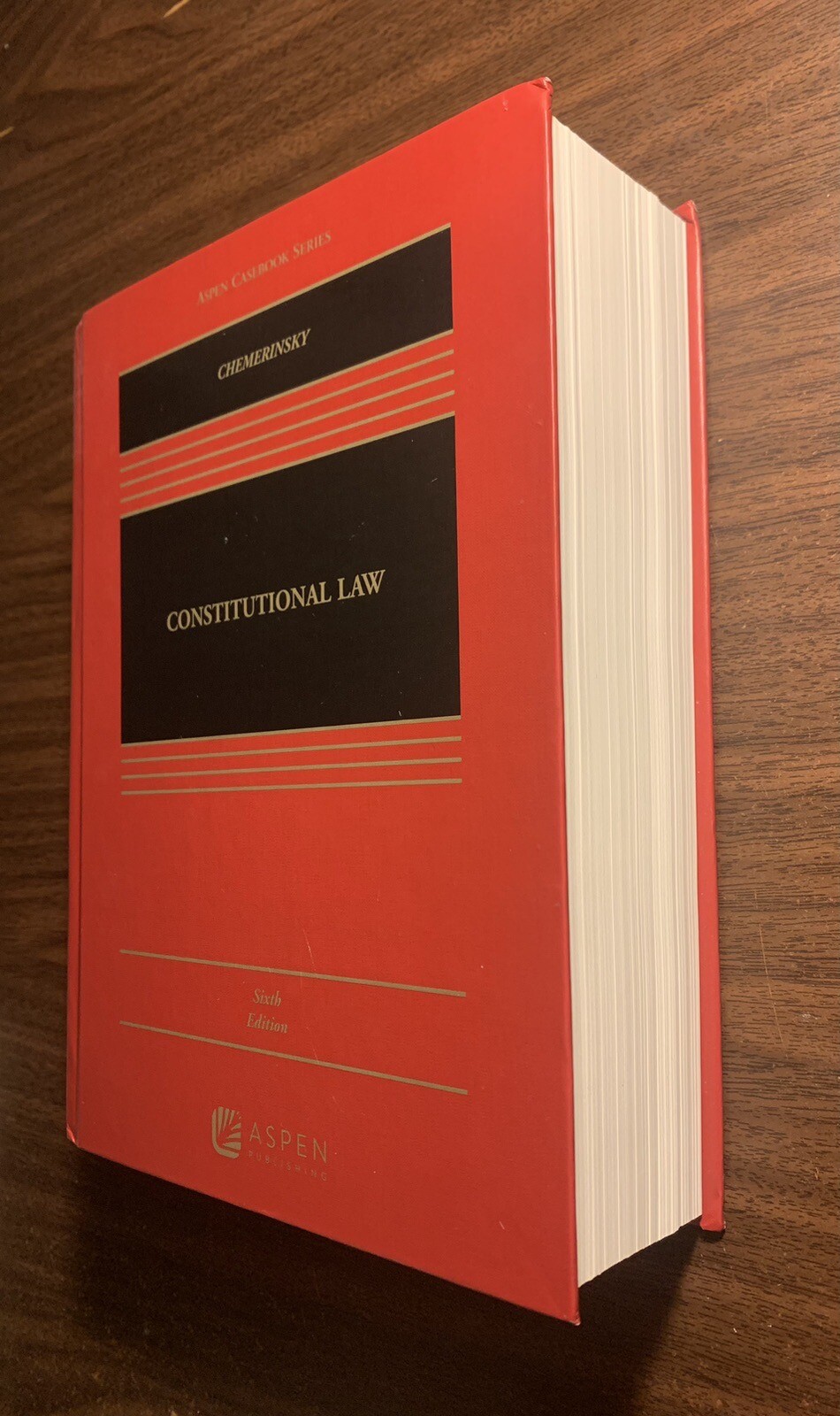 Constitutional Law by Erwin Chemerinsky; Sixth (6th) Edition; Aspen Casebook