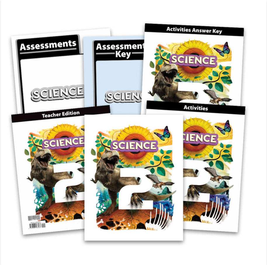 NEW BJU Bob Jones 2nd grade SCIENCE 2 Complete Subject Kit CURRENT 5th ed BoxSet