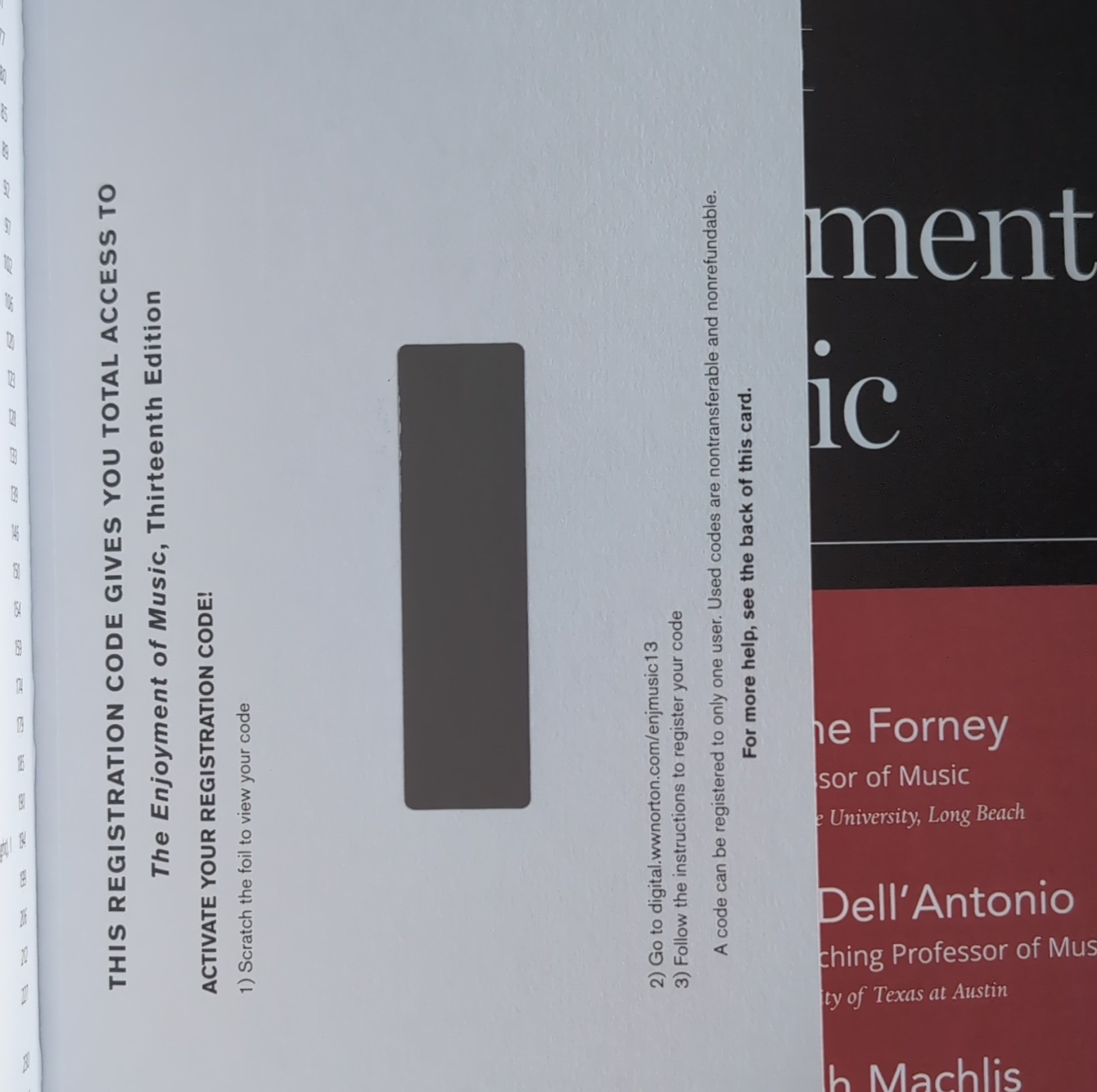 The Enjoyment of Music 13th Edition Forney Dell’Antonio Hardcover Illustrated