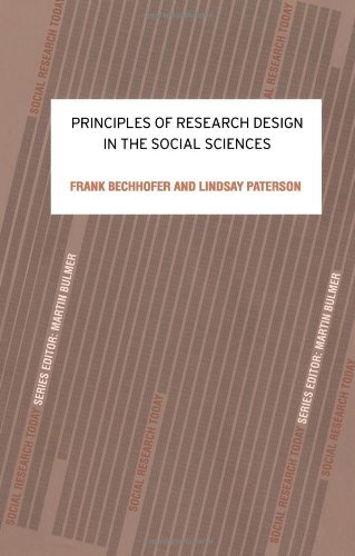 Principles of Research Design in the Social Sciences (Social Res