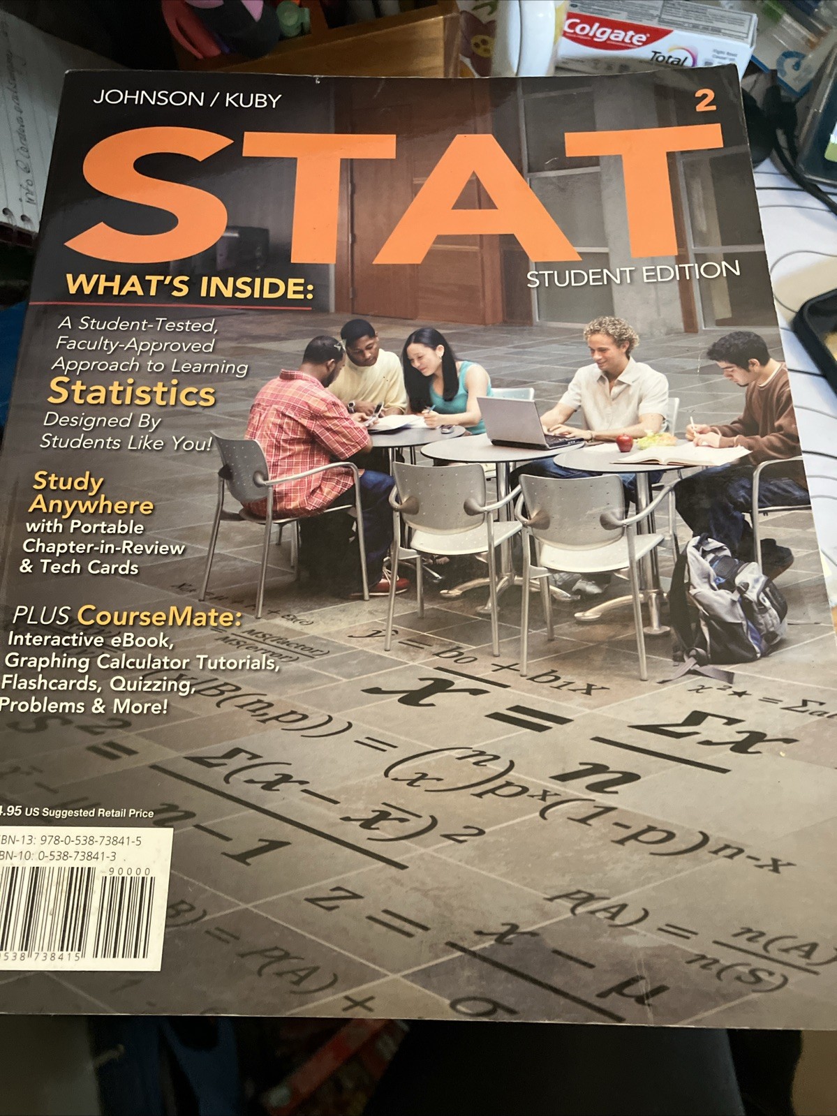 STAT2 (with Review Cards and CourseMate Printed Access Card) by Robert Johnson