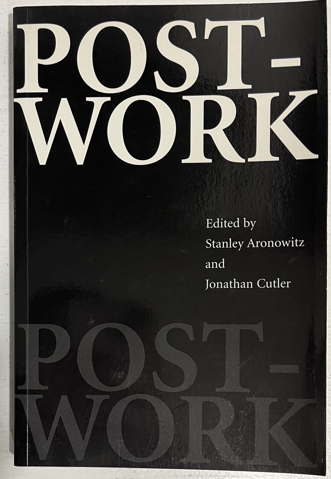 Post-Work by Jonathan Cutler (1997, UK-B Format Paperback)