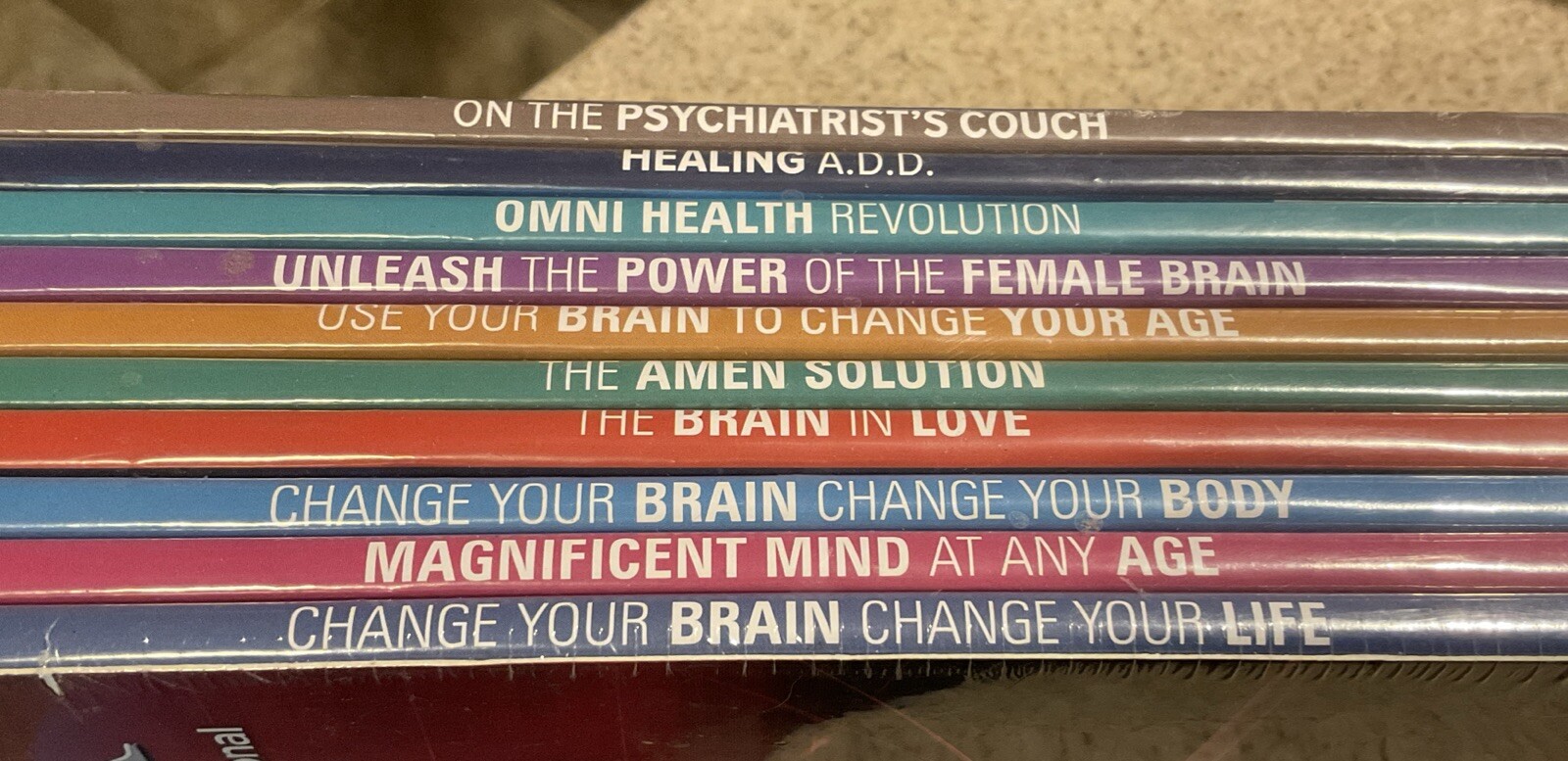 The Ultimate Brain Box X 10 DVD Box Set Daniel G. Amen Self-Help NEW Sealed