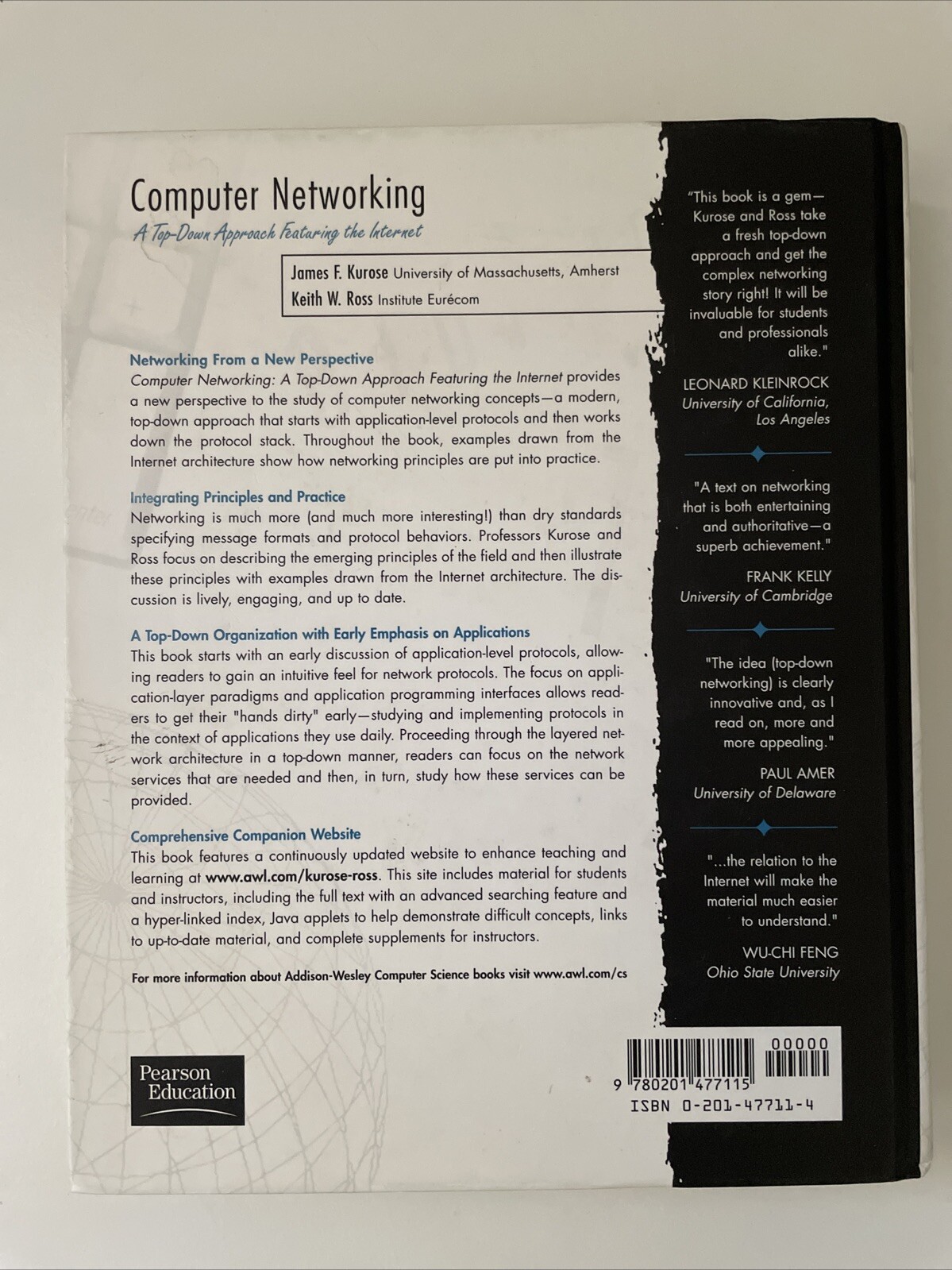 Computer Networking A Top-Down Approach Featuring The Internet