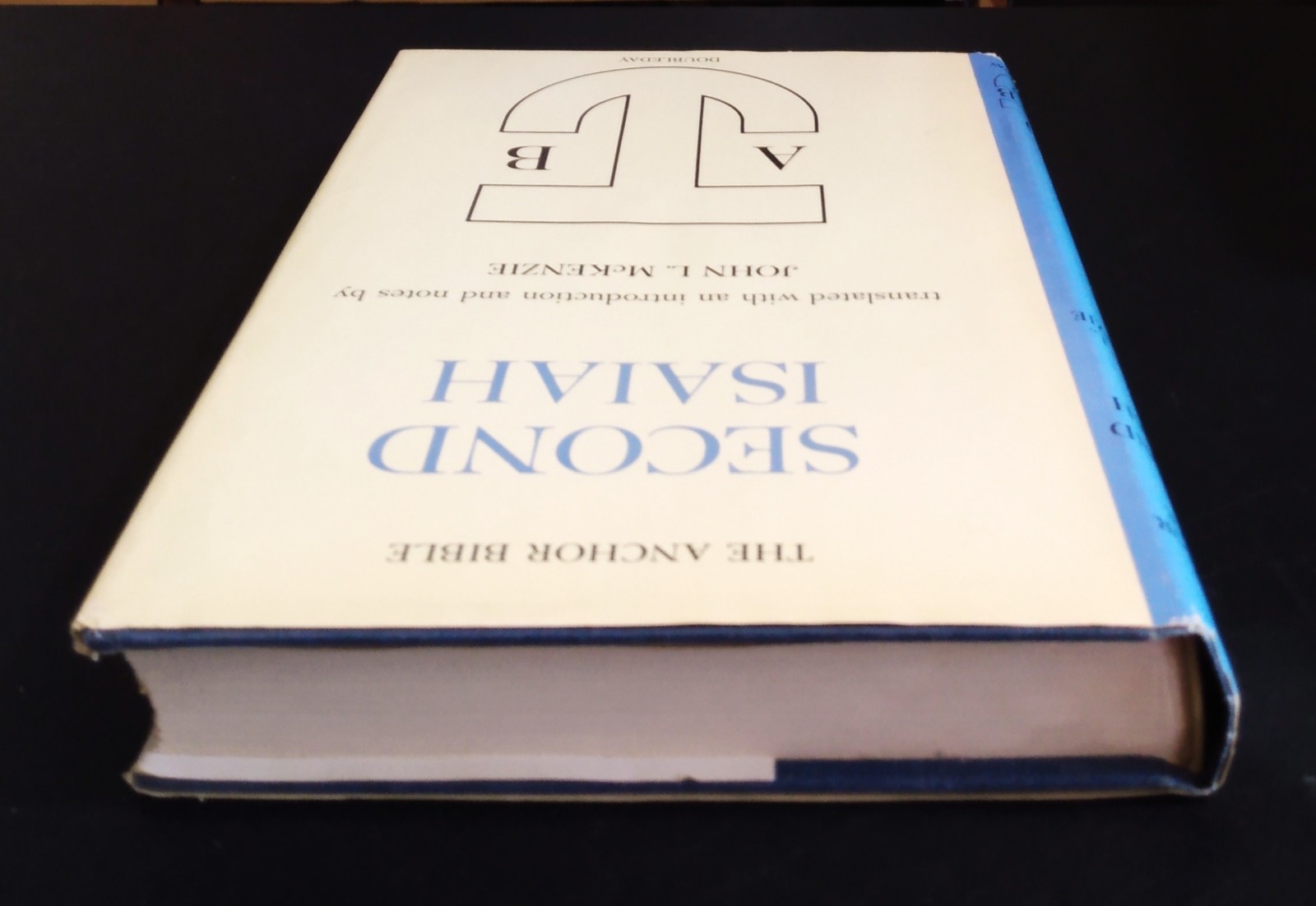 SECOND ISAIAH – John L. McKenzie (hc/dj) THE ANCHOR BIBLE (Volume 20) 1st Ed