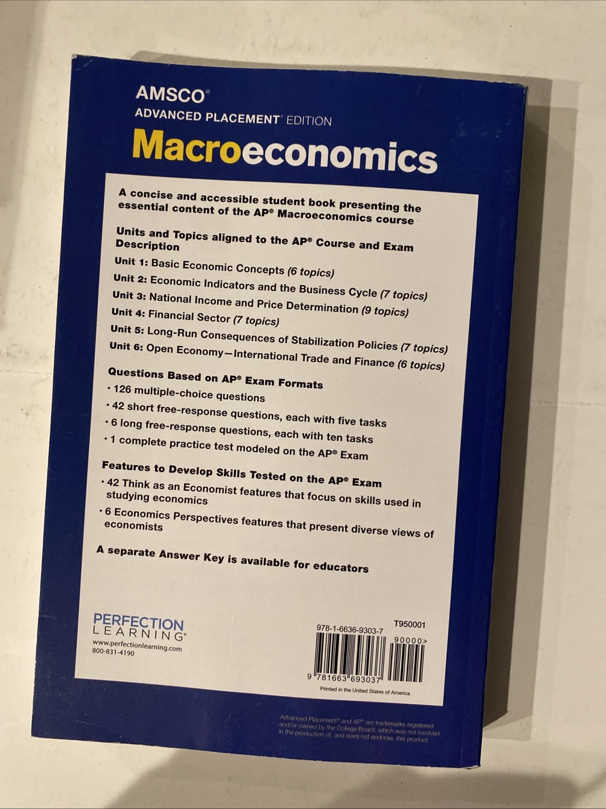 AMSCO Macroeconomics AP Edition