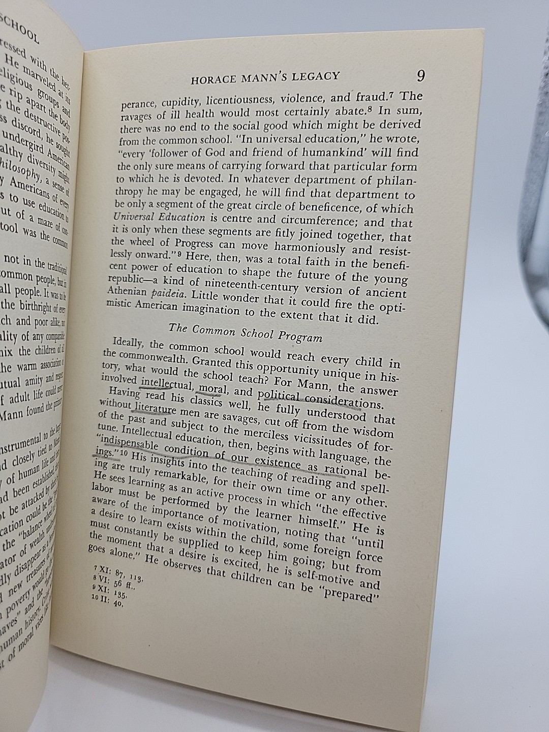 Republic and the School : Horace Mann on the Education of Free Man – PB Good