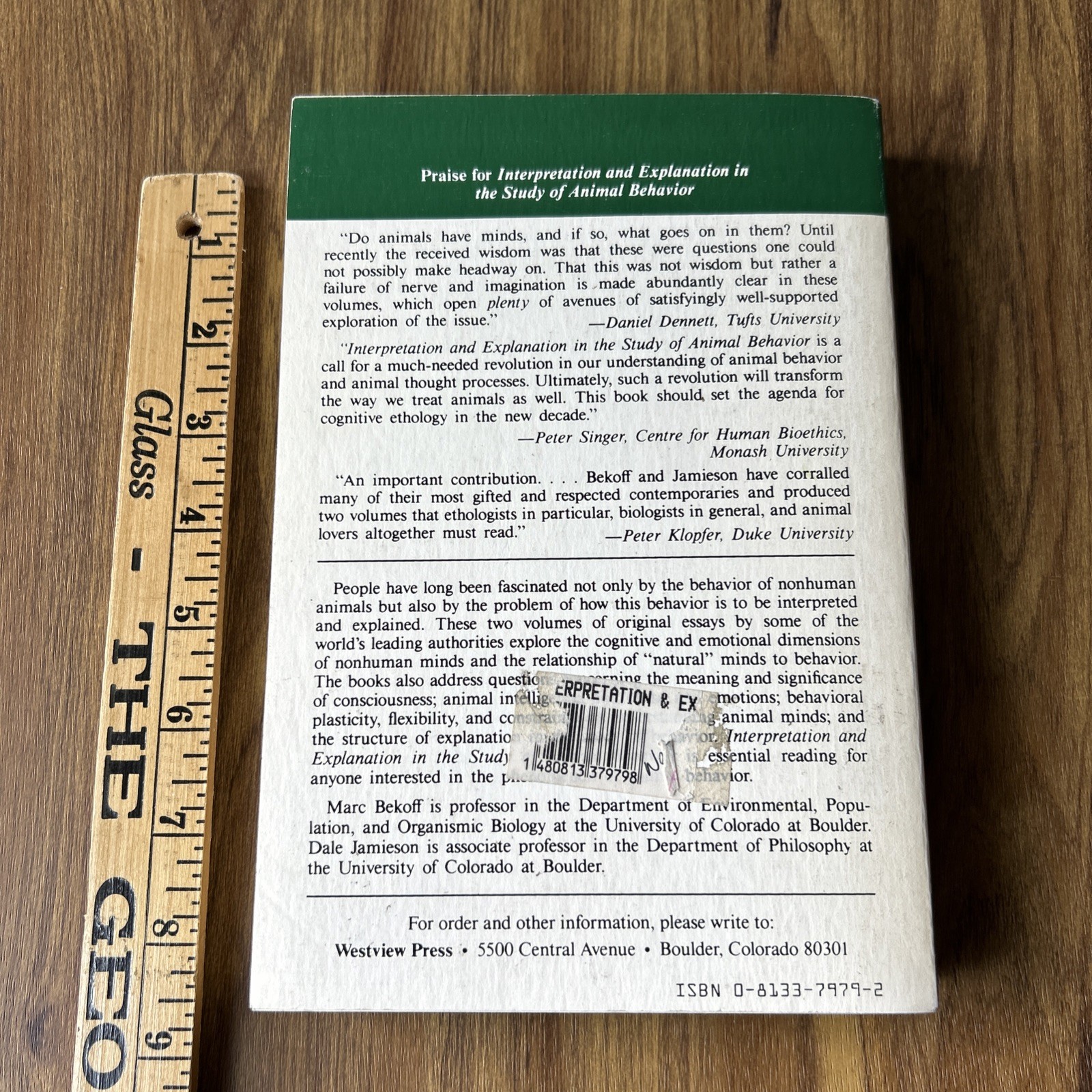 Interpretation and Explanation in the Study of Animal Behavior Volume 2