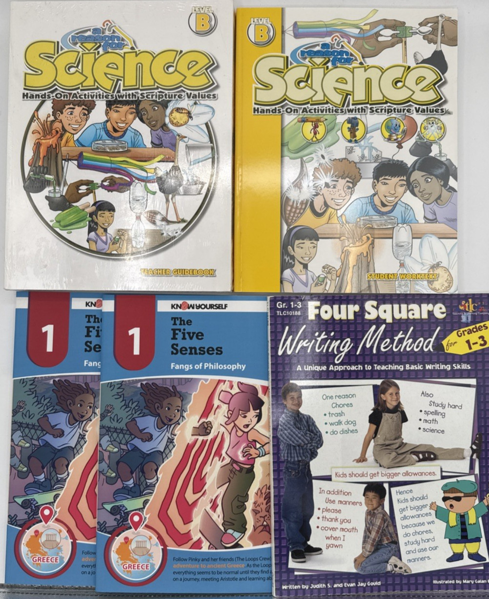 Lot of 24 Kids Children’s Learning Books Homeschool, B166