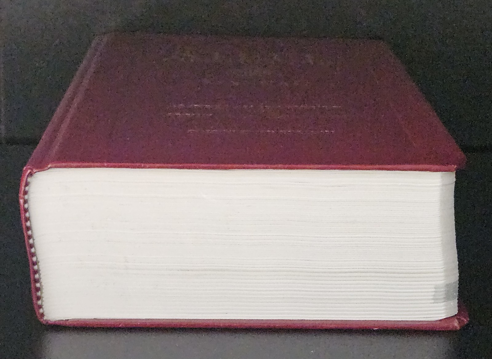 AISC Steel Construction Manual 14th Edition Dark Red Burgundy Leather Hardcover