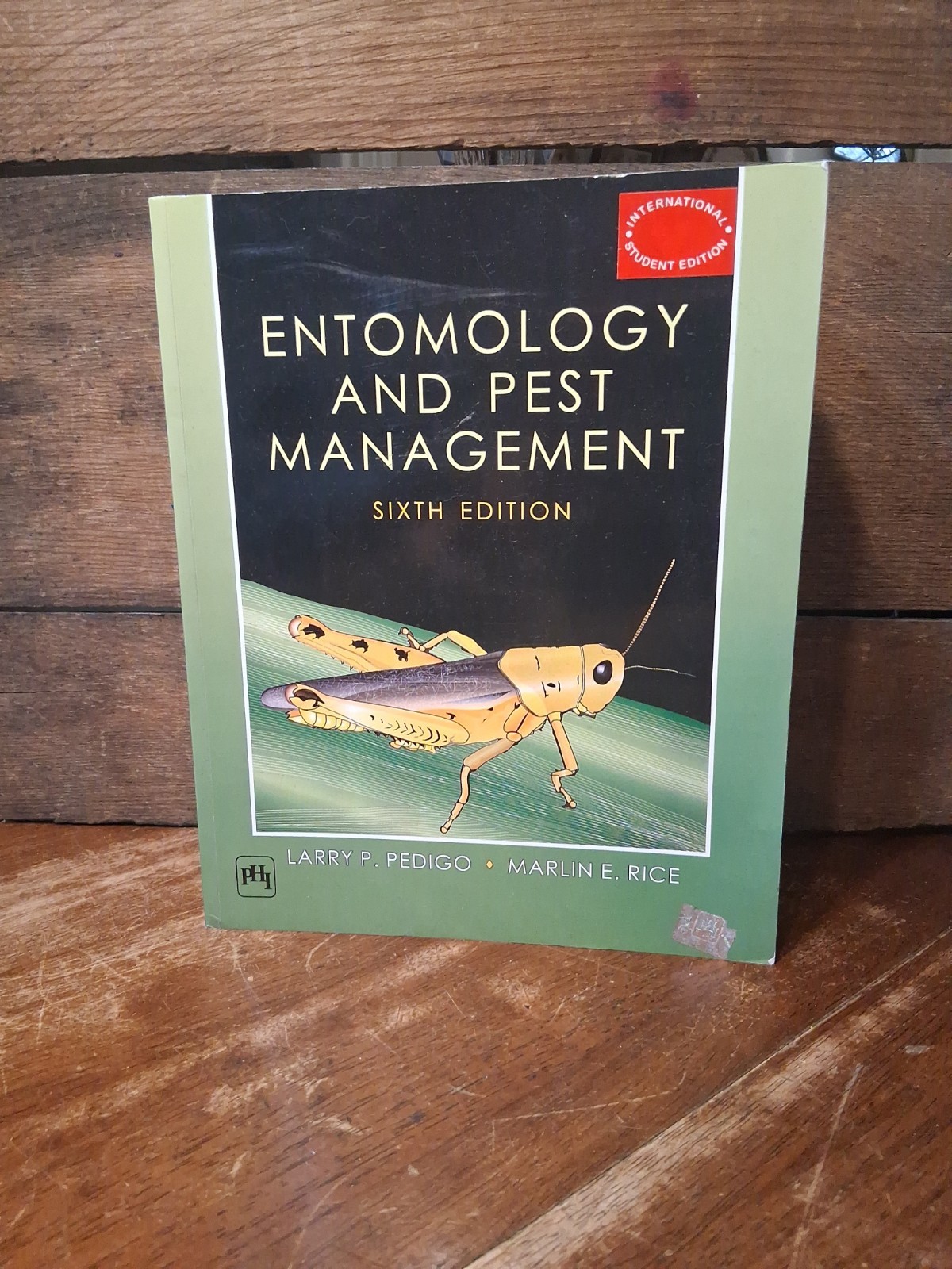 Entomology And Pest Management by Larry P. Pedigo and Marlin E Rice 6th Edition