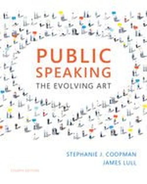 Public Speaking : The Evolving Art, Loose-Leaf Version Ringbound