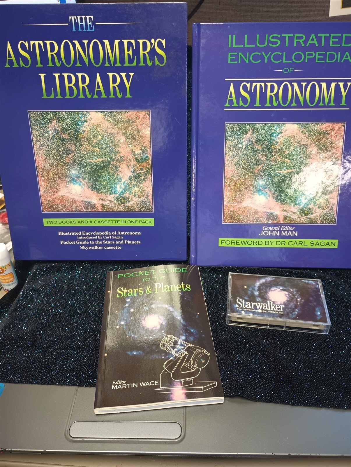 The Astronomers Library Hardcover Box set Books & Skywalker Cassette Collectible