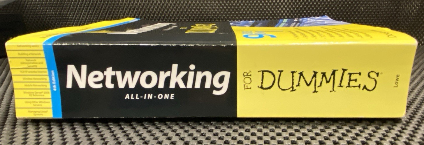 VINTAGE Networking All-In-One for Dummies by Doug Lowe – 4th Edition 9 In 1