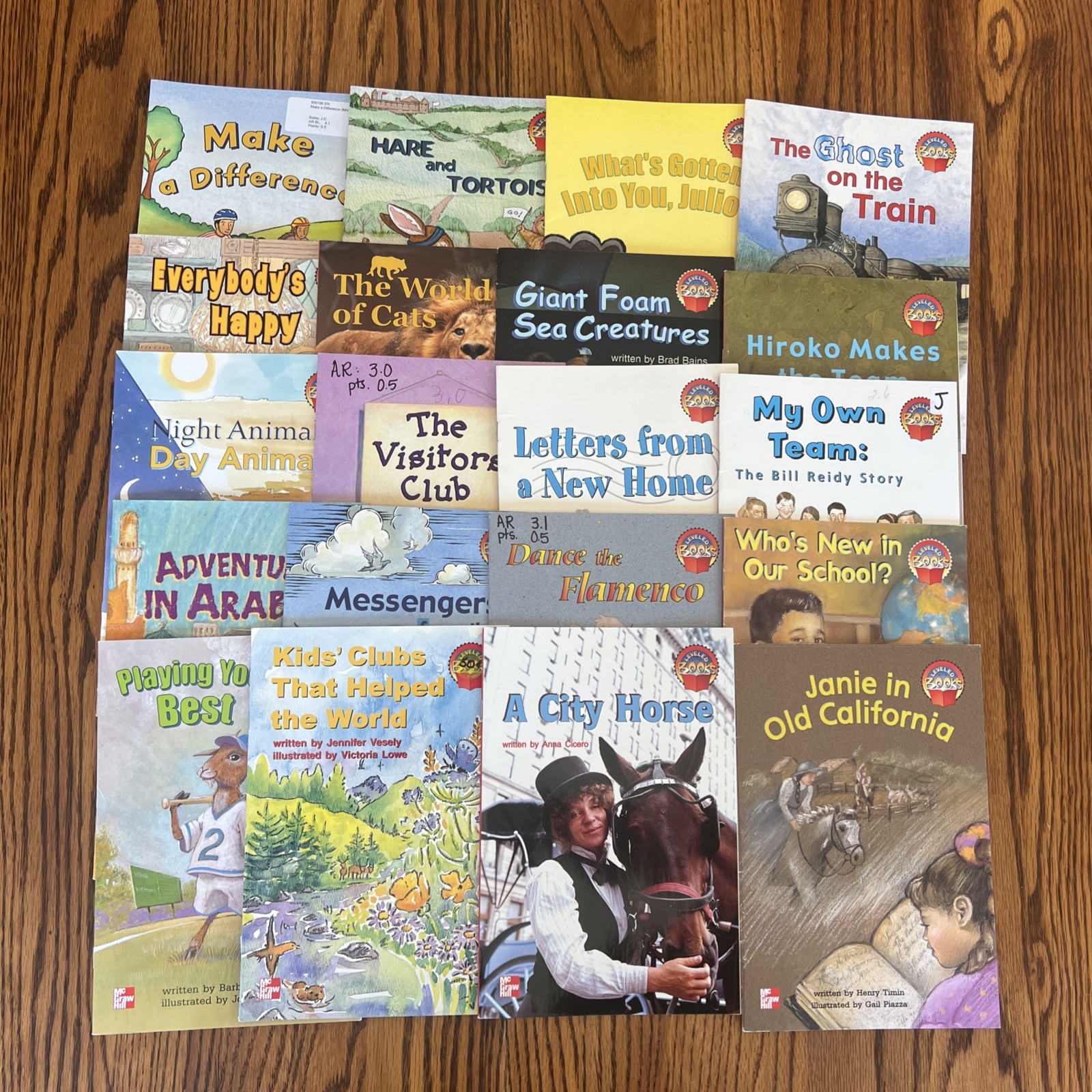 Lot Of 20 Titles Grade 2 Level Readers Classroom Homeschool Library McGraw-Hill