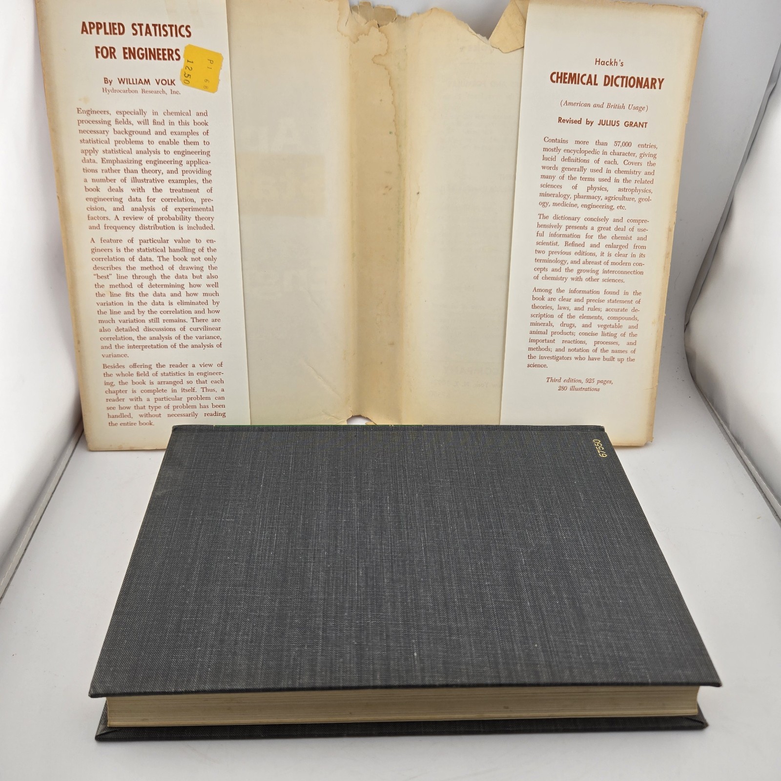 Applied Statistics for Engineers William Volk 1958 McGraw-Hill 1st Ed Dust…