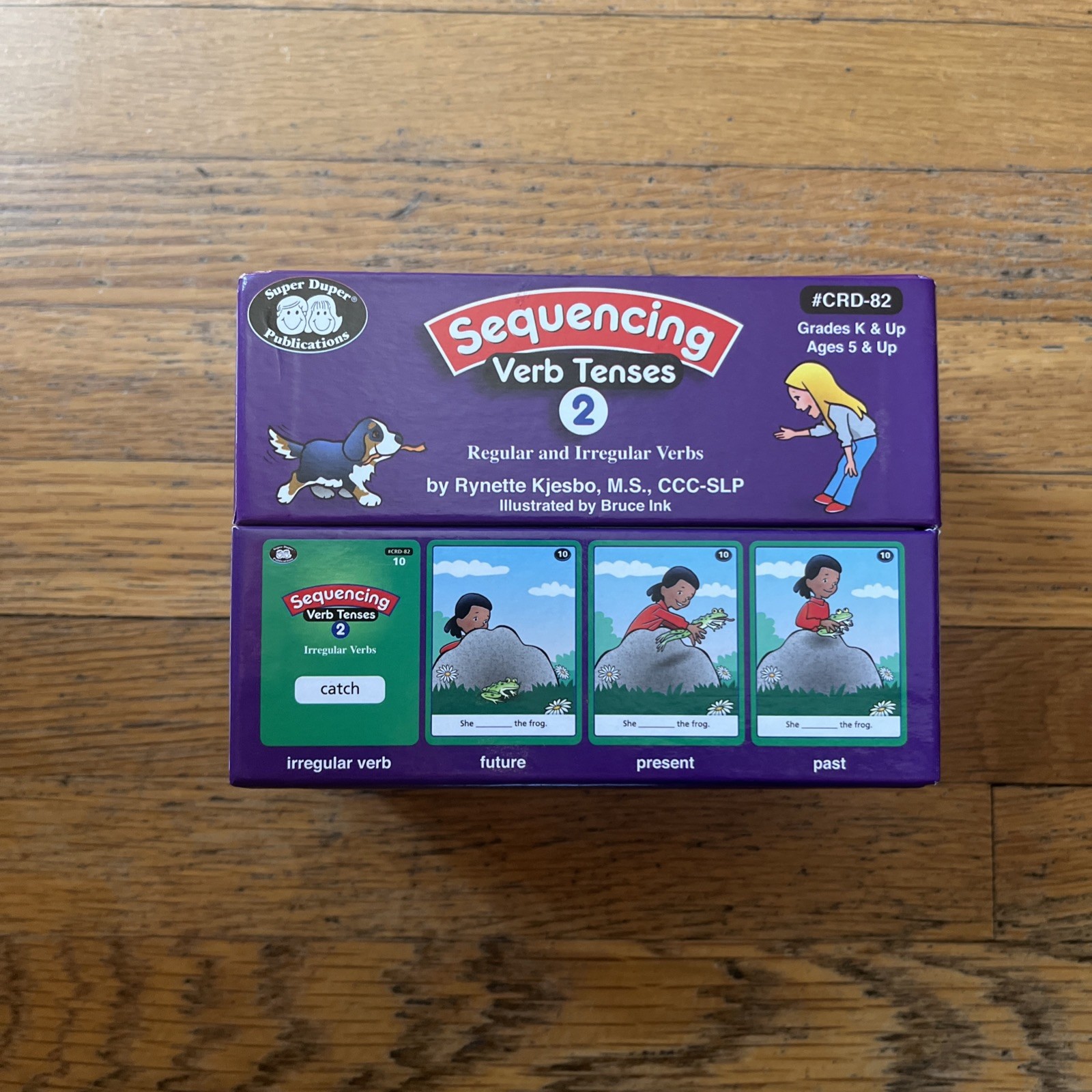 Super Duper Publications: Sequencing Verb Tenses Bundle (Set 1 and Set 2) Cards