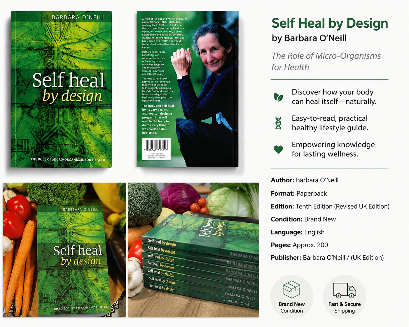 Self Heal By Design by Barbara O’Neill — Official UK Edition