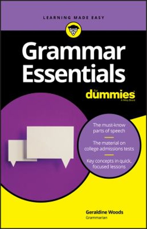 Grammar Essentials for Dummies Paperback Geraldine Woods