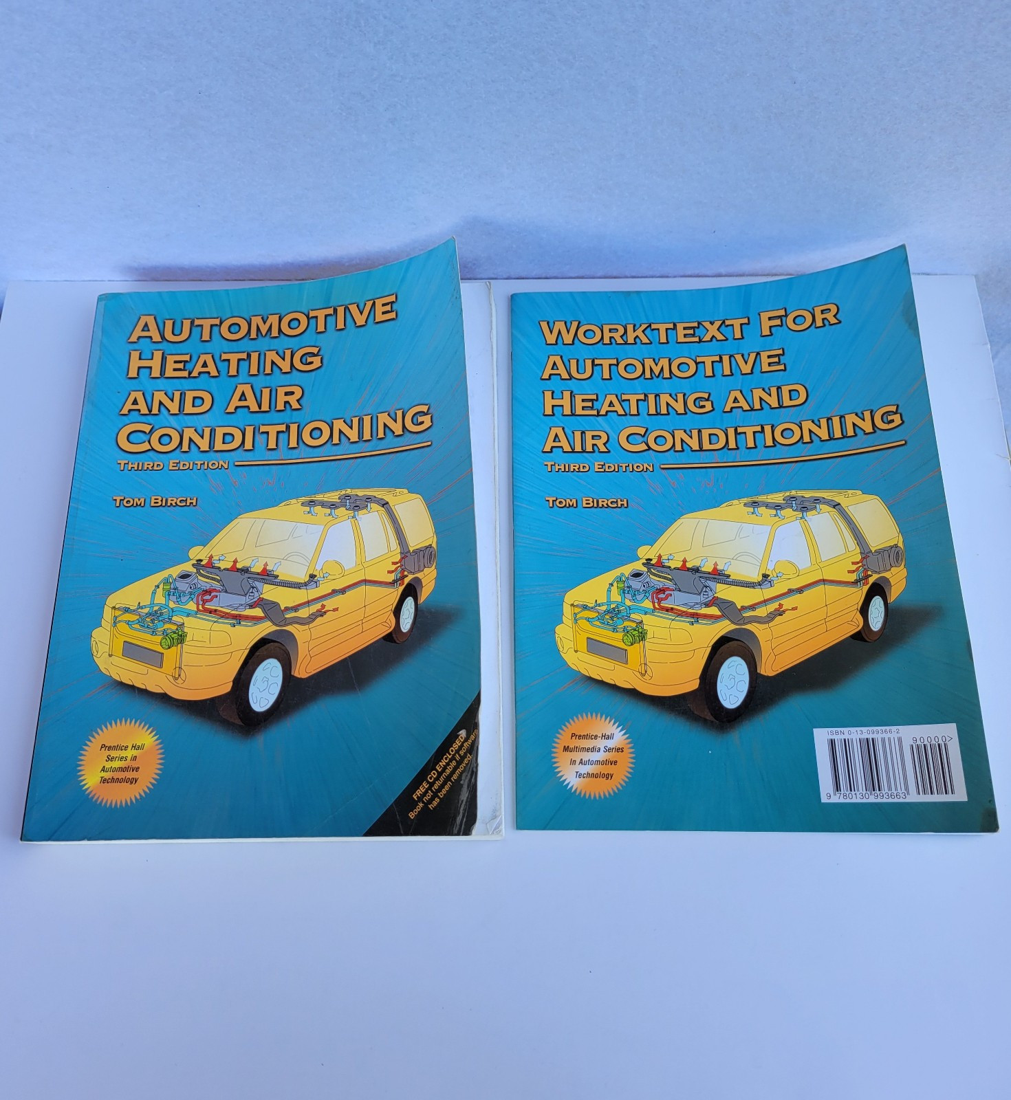 Automotive Heating & Air Conditioning Paperback & Text Tom 3rd Edition With CD