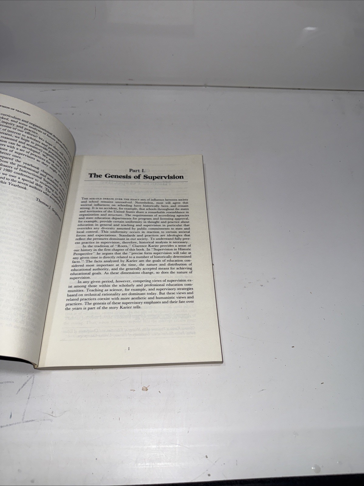 Supervision Of Teaching Prepared By The ASCD 1982 Thomas J. Sergiovanni