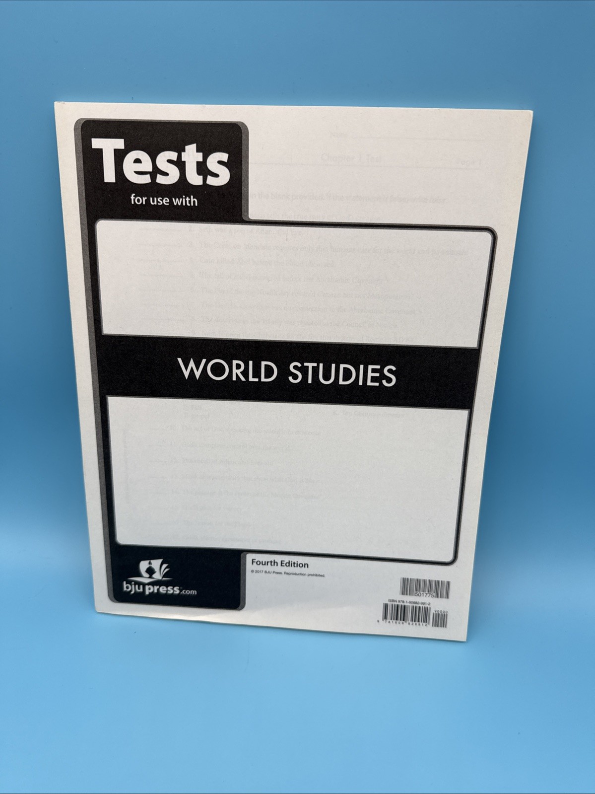 Bob Jones World Studies Set- Text & Activities w Teachers, 7th Grade History