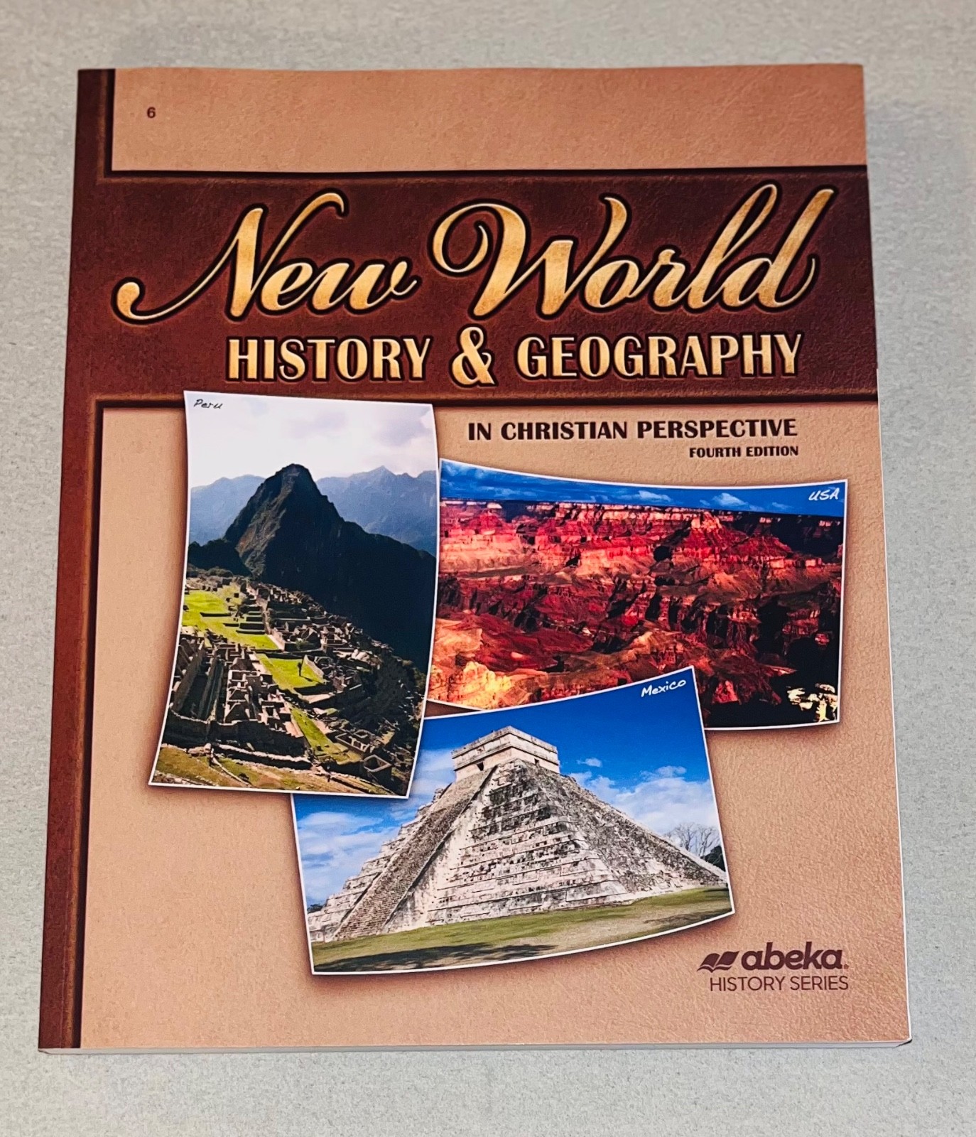 Abeka 6th Grade New Word History & Geography Partial Student/Parent Set of 7