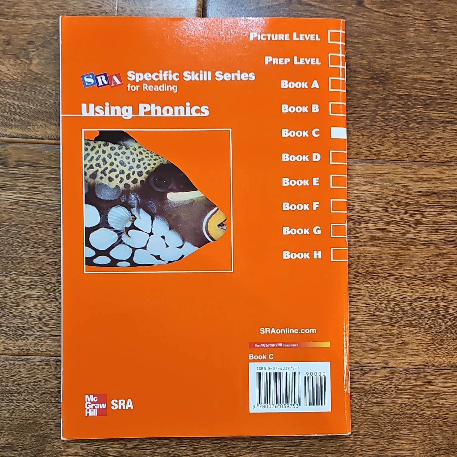 McGraw-Hill SRA Specific Skill Series for Reading Book C set 9 books Teacher