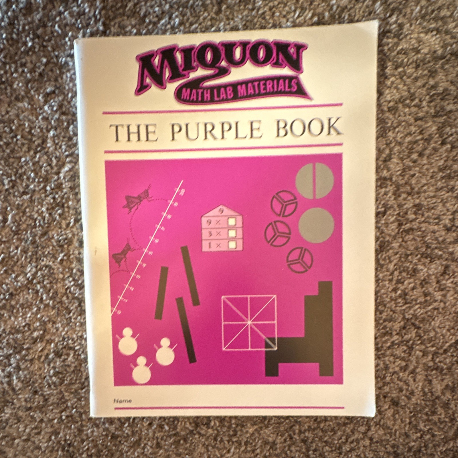 Miquon Math Lab Materials The Purple Book Workbook Key Curriculum Press PB Eng