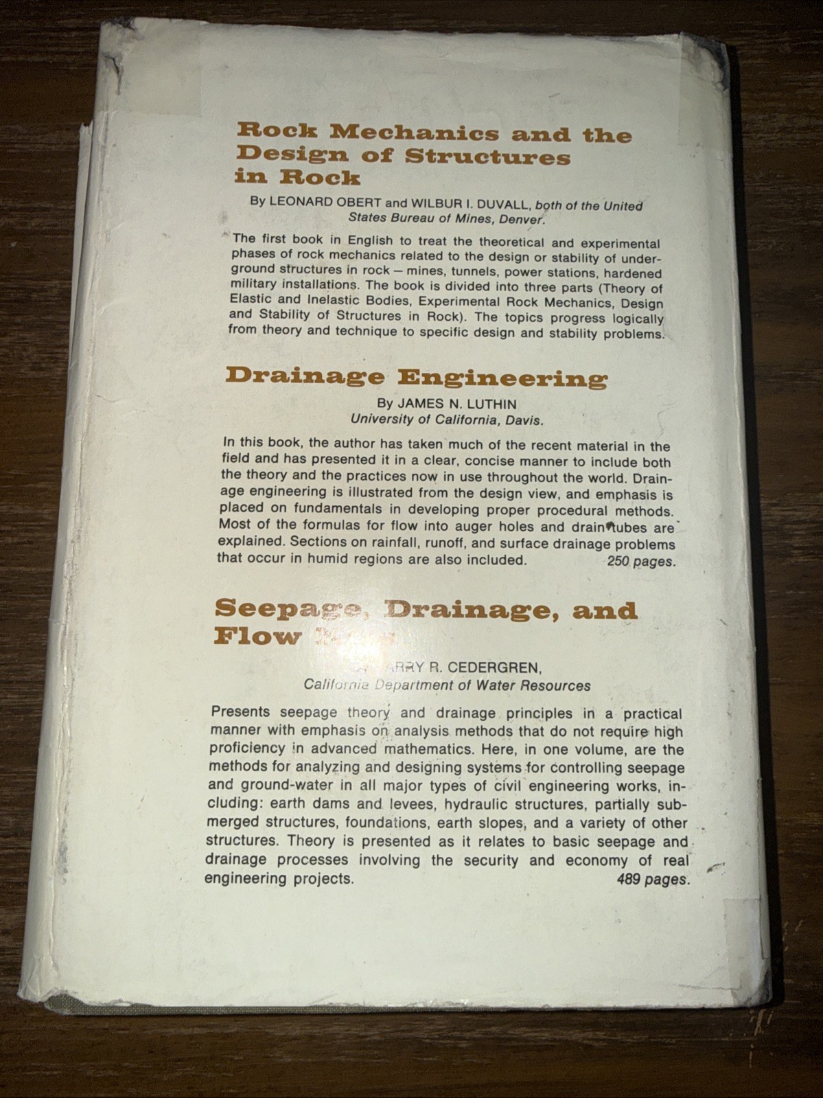 Vintage Soil Mechanics in Engineering Practice Terzaghi Peck 1967 Hardcover Book