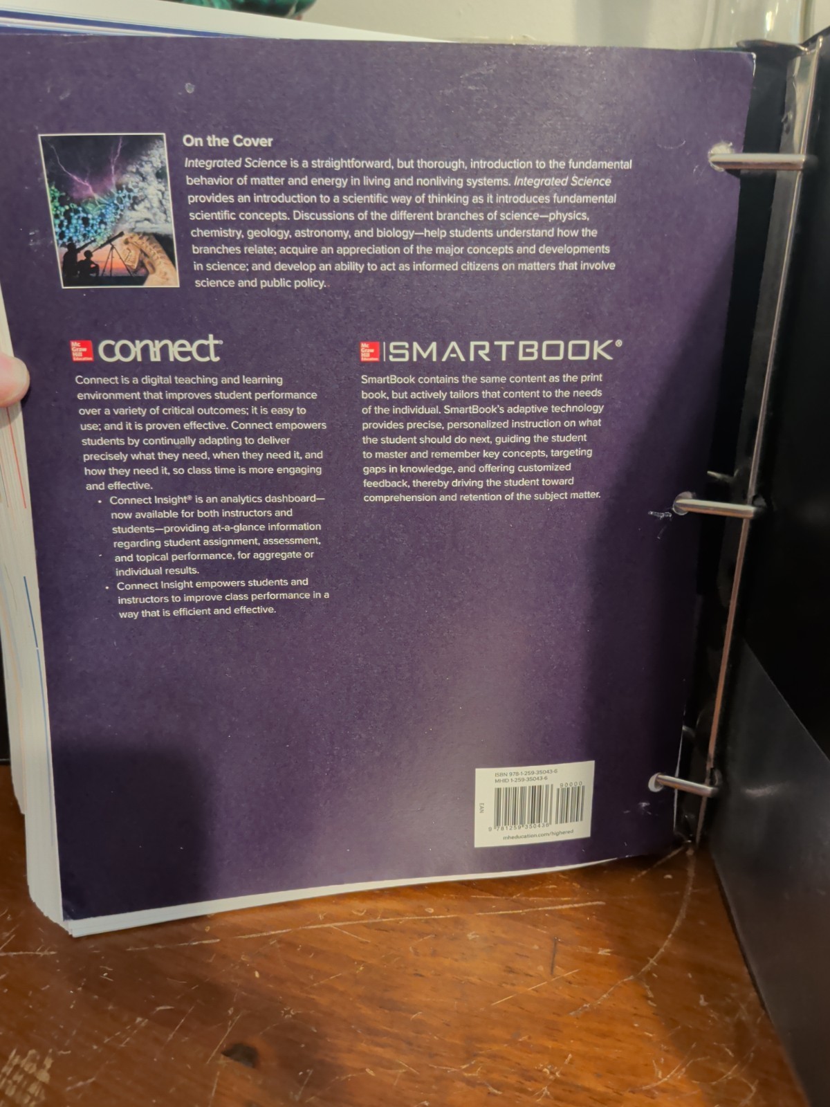 Loose Leaf for Integrated Science by Eldon Enger, Bill W. Tillery and Frederick