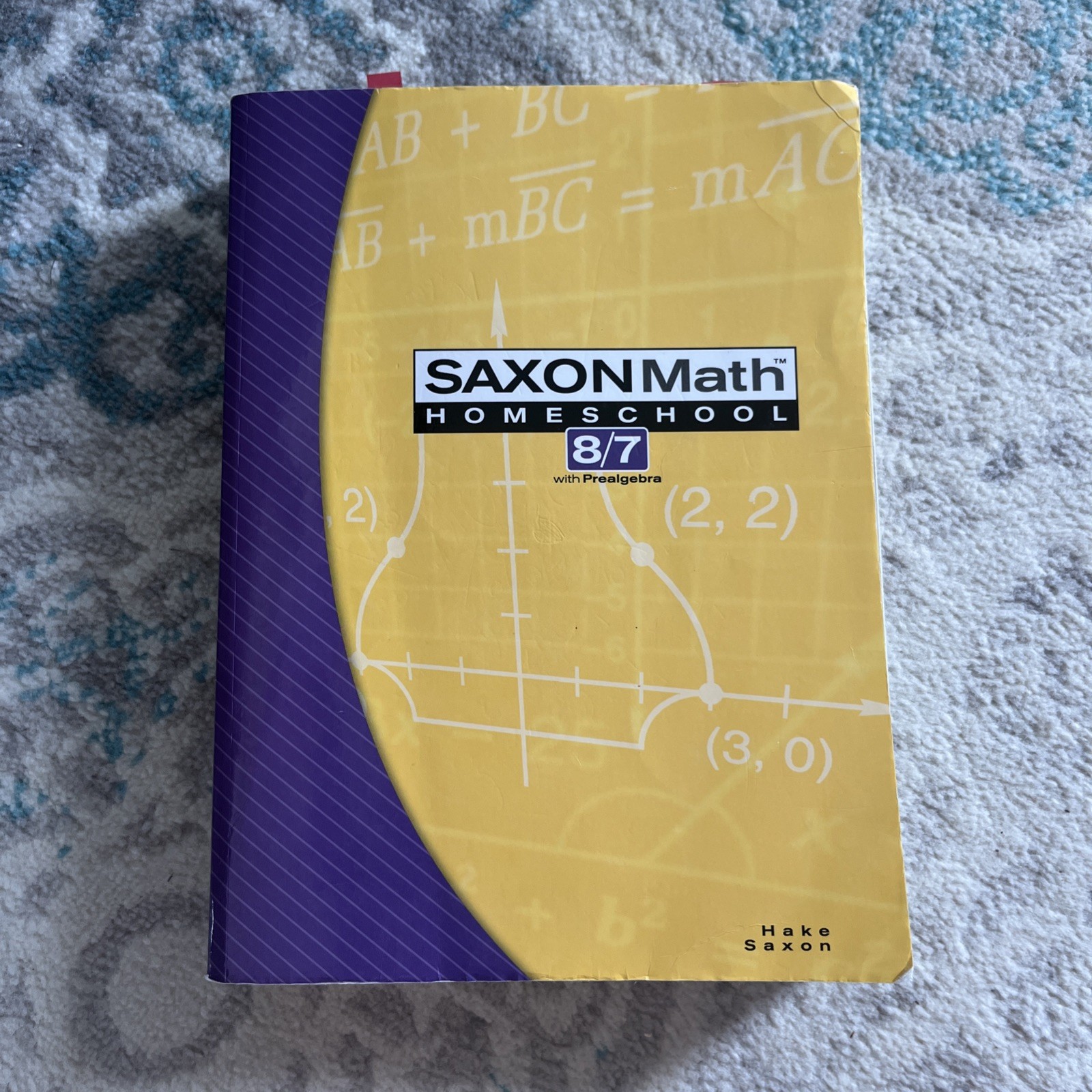 Saxon Math Homeschool 8/7 Student Textbook with Pre-Algebra (2005 Paperback)