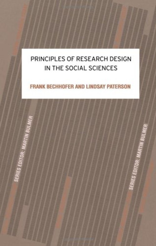 Principles of Research Design in the Social Sciences Paperback