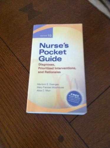 Nurse’s Pocket Guide: – Paperback, by Doenges Marilynn E.; – Acceptable