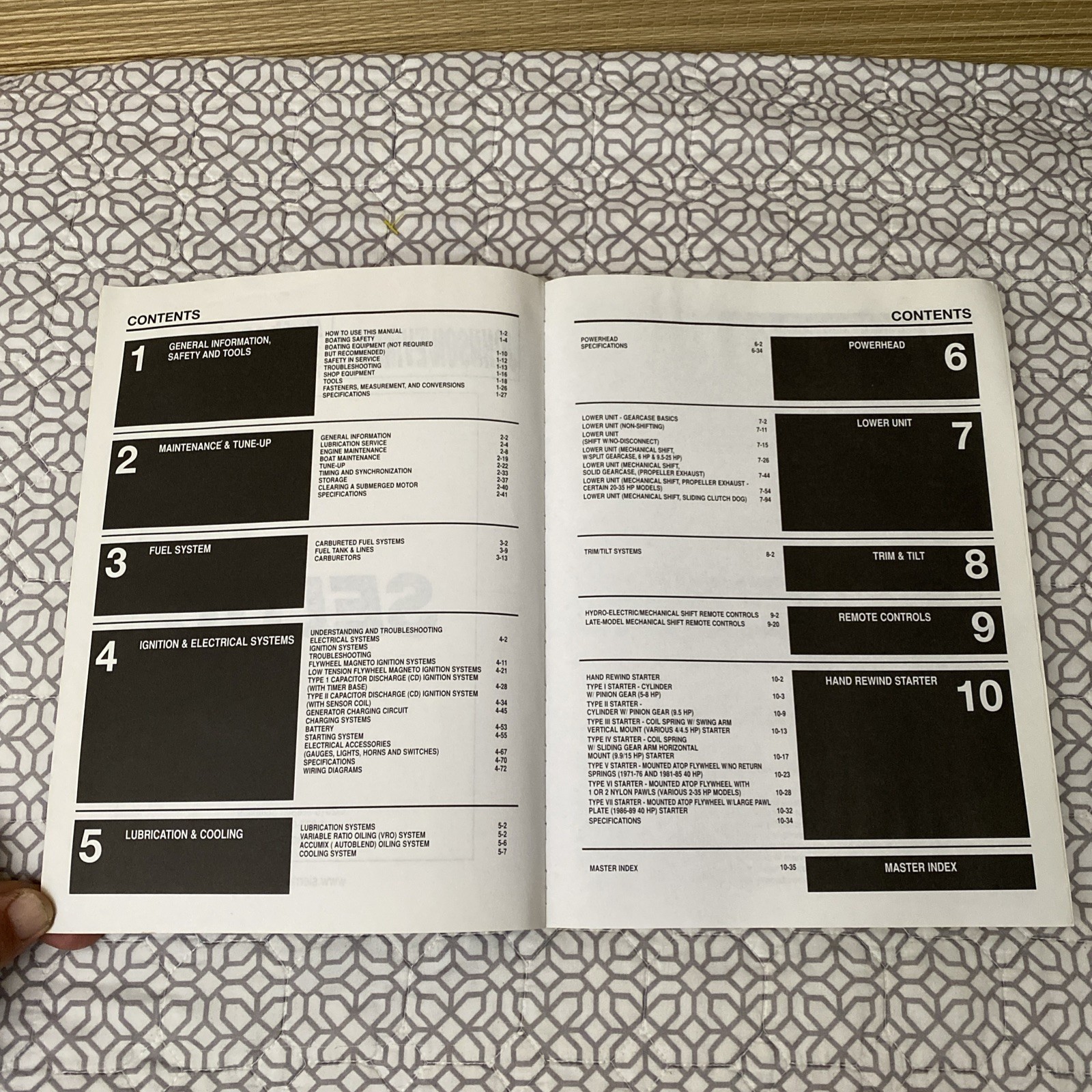 JOHNSON/EVINRUDE OUTBOARDS 1973-89 REPAIR MANUAL By Clarence W. Coles & Joan