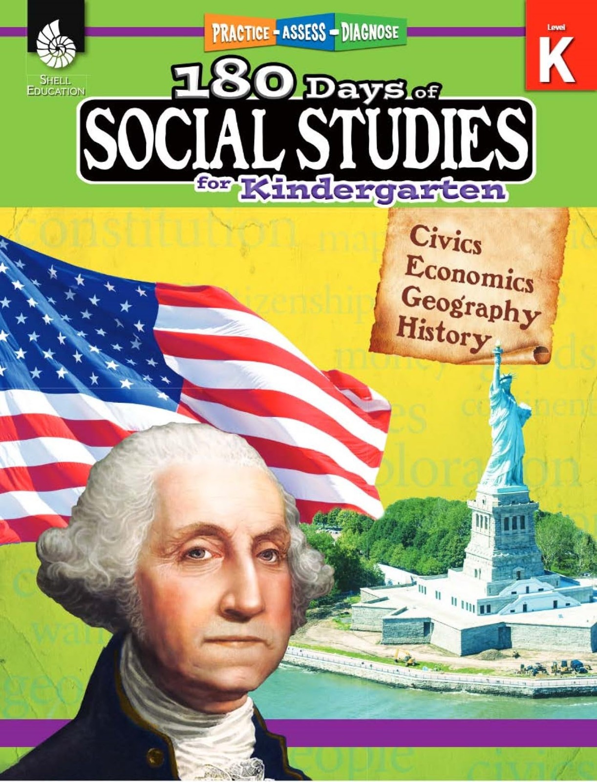 180 Days™: Social Studies for Kindergarten: Practice, Assess, Diagnose