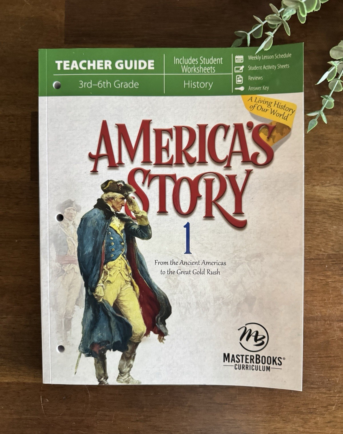 Master Books America’s Story 1 Teacher Guide History 3rd-6th Grade Worksheets