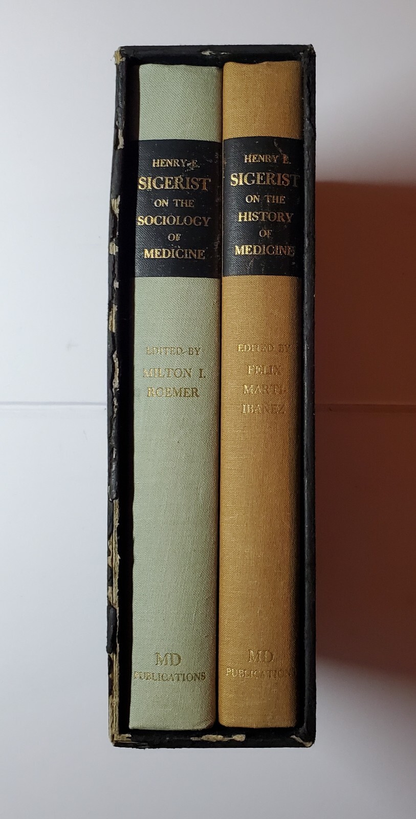 Vintage Medical, 2 Volume Box Set, on the History/Sociology of Medicine (1960)