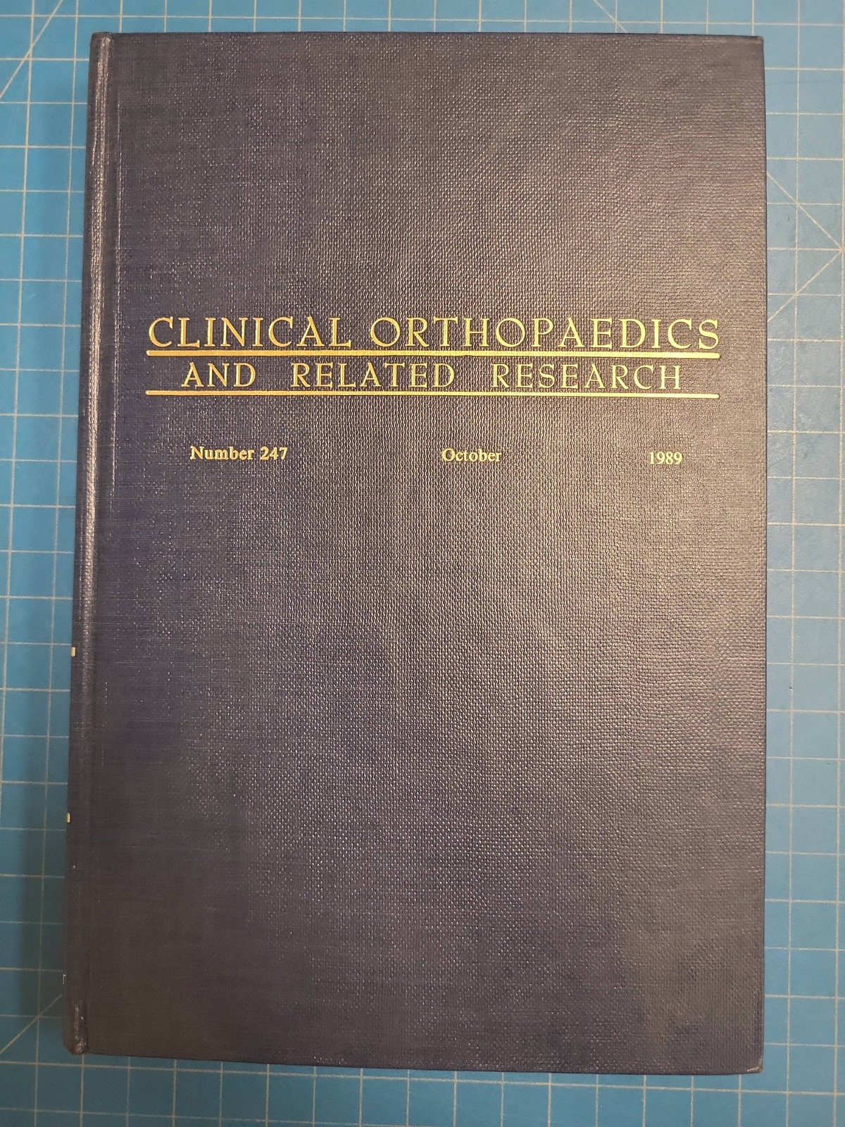 Clinical Orthopaedics Related Research No 247 Oct 1989 Pediatric Orthopedics