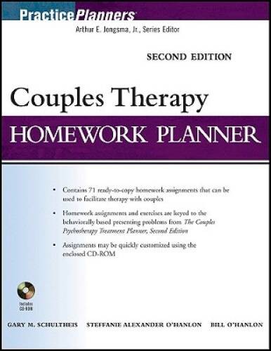 Couples Therapy Homework Planner – Paperback By Schultheis, Gary M – GOOD