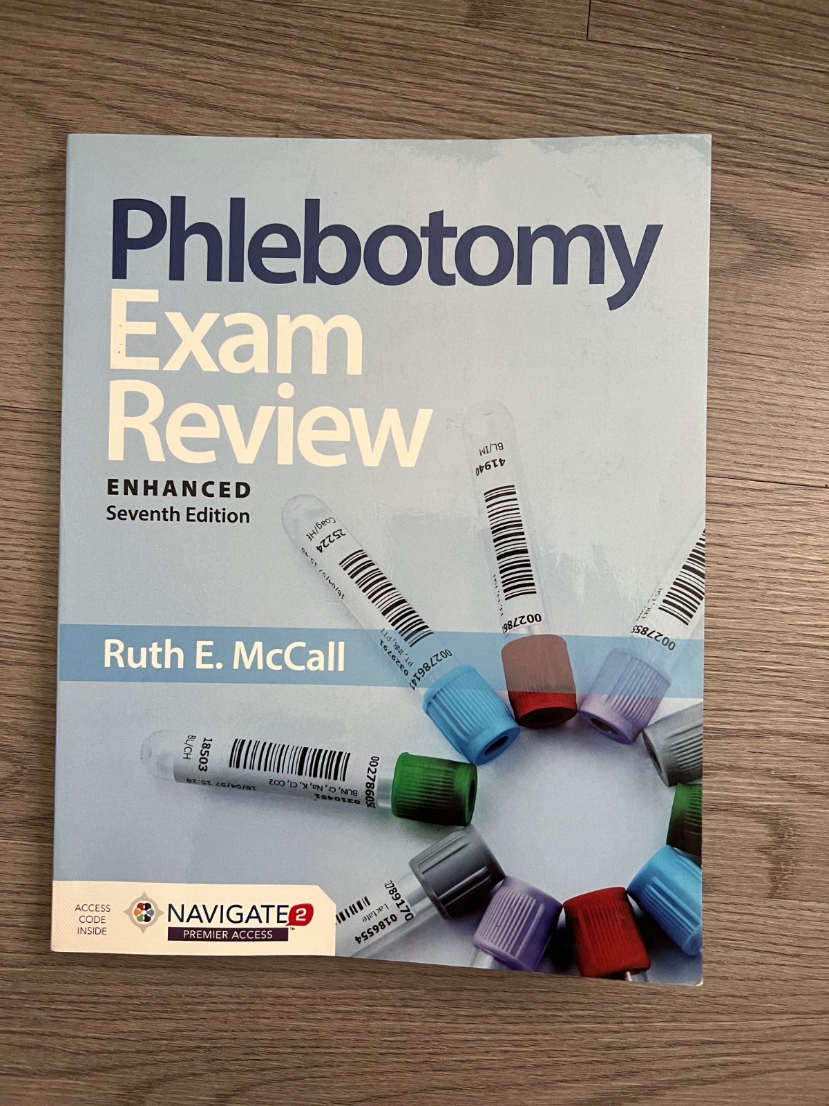 Phlebotomy Exam Review, Enhanced – Paperback, by McCall Ruth E. – Very Good w